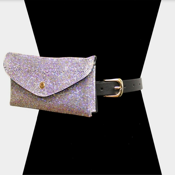 *NWT* Rhinestone Fanny Pack - Picture 8 of 17